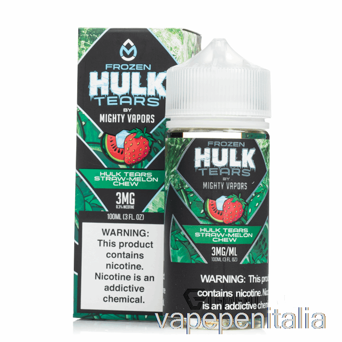 Vape Italia Frozen Hulk Tears Masticabile Paglia Melone - Hulk Tears - 100ml 3mg
